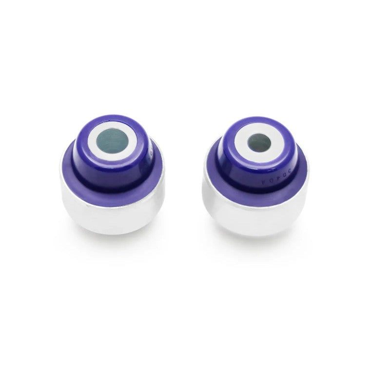 SuperPro SPF4086K polyurethane front lower radius arm caster offset bushings for Lexus suspension systems.