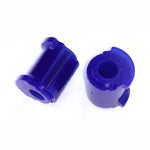 SuperPro SPF2817-14K blue polyurethane 14mm rear sway bar mount bushings for 1998-2005 Lexus GS and IS models.