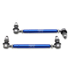 SuperPro TRC12200 heavy duty adjustable front sway bar end link set with 12mm studs and alloy link balls.