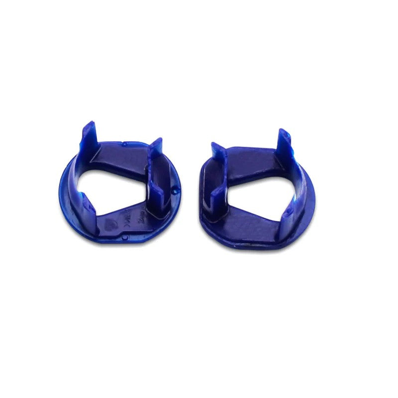 SuperPro SPF2552K blue polyurethane front control arm bushings with inner metal sleeves for 2002-2006 Mini Cooper.