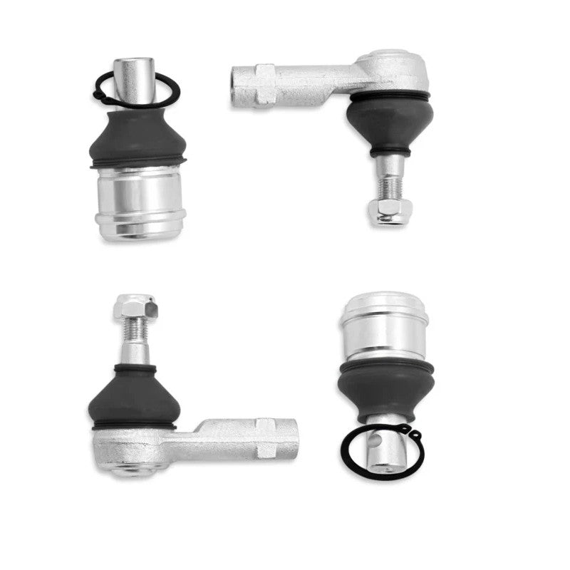 SuperPro TRC0005 correction kit featuring two upgraded ball joints and two tie rod ends for Mitsubishi Lancer Evolution.