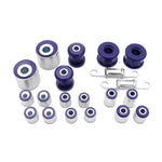 SuperPro KIT170K polyurethane master bushing kit with caster and camber adjustment hardware for Mazda and Volvo.