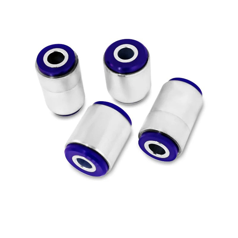 SuperPro SPF2324K 4-piece rear lower control arm and outer polyurethane bushing kit.