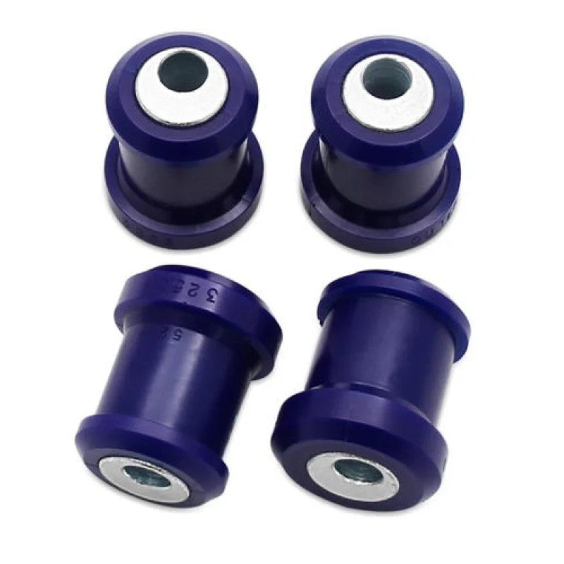 SuperPro SPF3254K polyurethane camber adjustable front upper inner control arm bushings for Mazda MX-5 and RX-8.