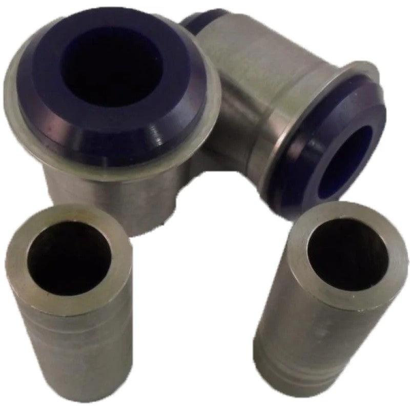 SuperPro SPF3279K polyurethane front lower inner forward control arm bushing kit with steel sleeves