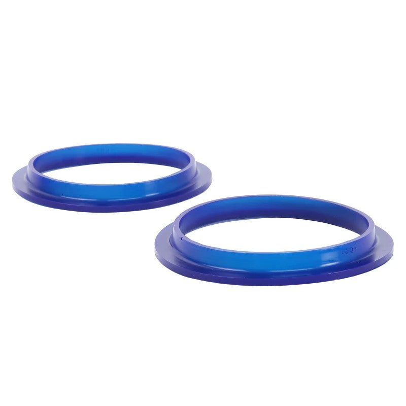 SuperPro SPF4091K blue polyurethane front upper spring seat bushing set