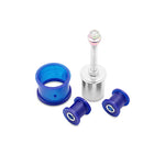 SuperPro SPF2889K front steering rack and pinion mount bushing set for 2005-2014 Subaru models.