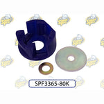 SuperPro SPF3365-80K polyurethane rear lower pendulum mount insert for Audi and Volkswagen drivetrain stabilization.