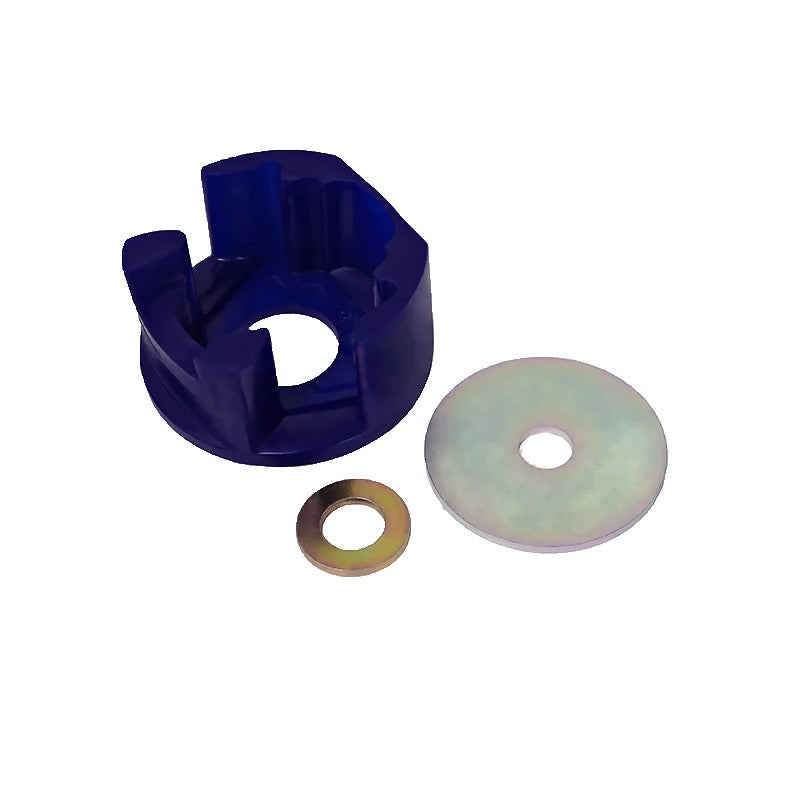 SuperPro Motorsport polyurethane rear lower pendulum mount insert bushing for 2009-2018 Volkswagen and Audi vehicles.