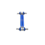 SuperPro TRC10160 heavy duty adjustable sway bar end link set with 10mm studs and 6060-T5 alloy bodies.