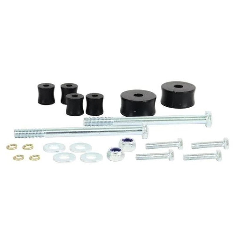 SuperPro front differential drop kit including spacers and hardware for 2008-2024 Toyota and Lexus 4x4 vehicles.