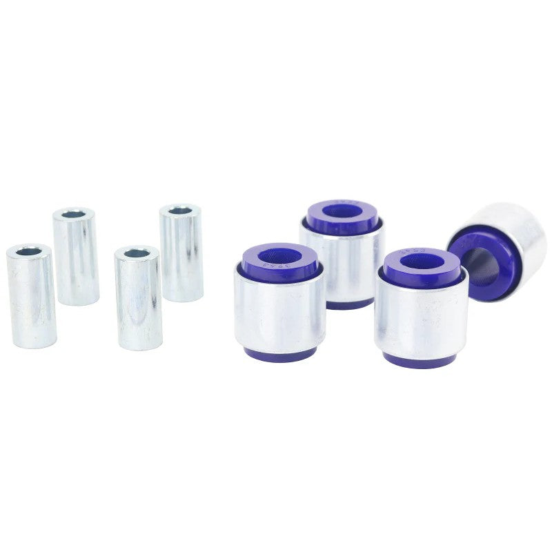 SuperPro SPF3953K rear trailing arm bushing kit for 2006-2015 BMW 1 Series, 3 Series, and X1 models.