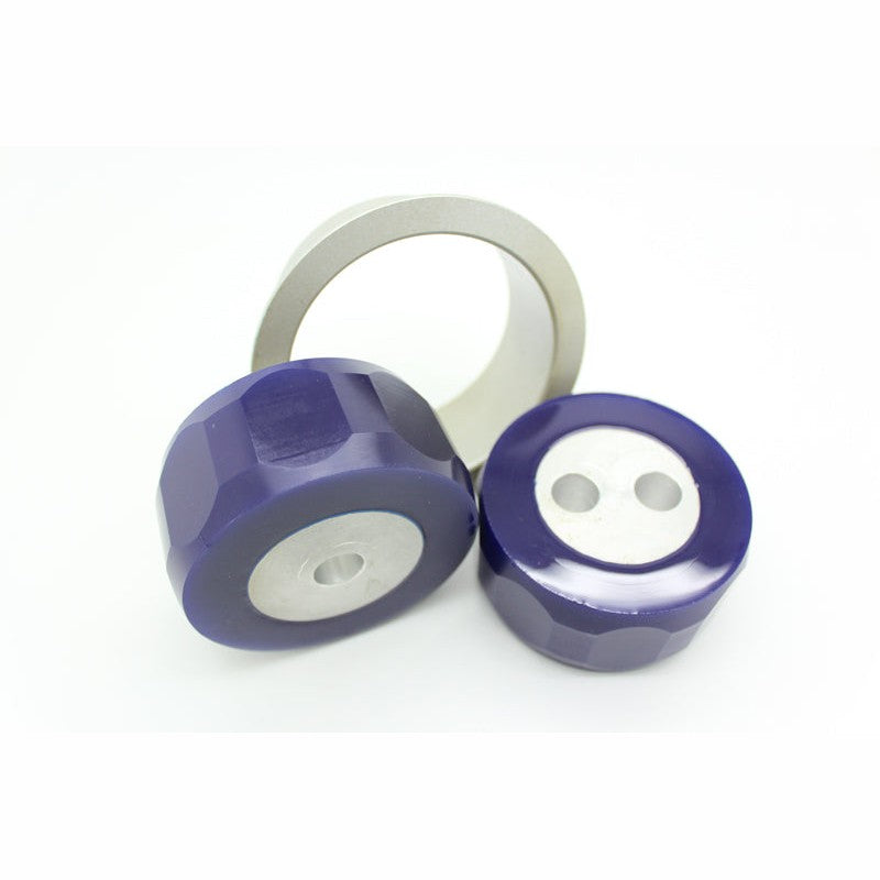 SuperPro polyurethane rear differential-to-subframe mount bushing set for pinion mount replacement