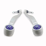 SuperPro TRC1011 alloy front radius arms with pre-installed blue bushings and ball joints for Chevrolet SS.