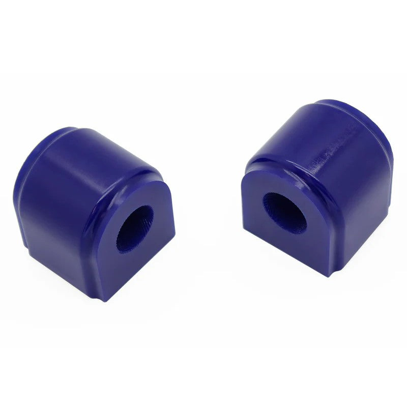 SuperPro SPF4203-19K blue polyurethane 19mm rear sway bar mount bushing set for Mazda 3, 6, and CX-5.
