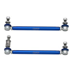 SuperPro TRC4301 heavy-duty adjustable front sway bar end links with DCC adapters and 6060-T5 alloy bodies.
