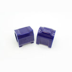 SuperPro SPF4396-27K blue polyurethane front 27mm sway bar mount bushings.