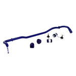 SuperPro 24mm blue adjustable rear sway bar with heavy-duty end links and bushings for 2022-2026 Audi S3 and VW Golf R.