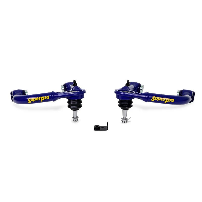 SuperPro TRC6750 fixed offset front upper control arm set with heavy-duty ball joints for 2024-2026 Ford Ranger.