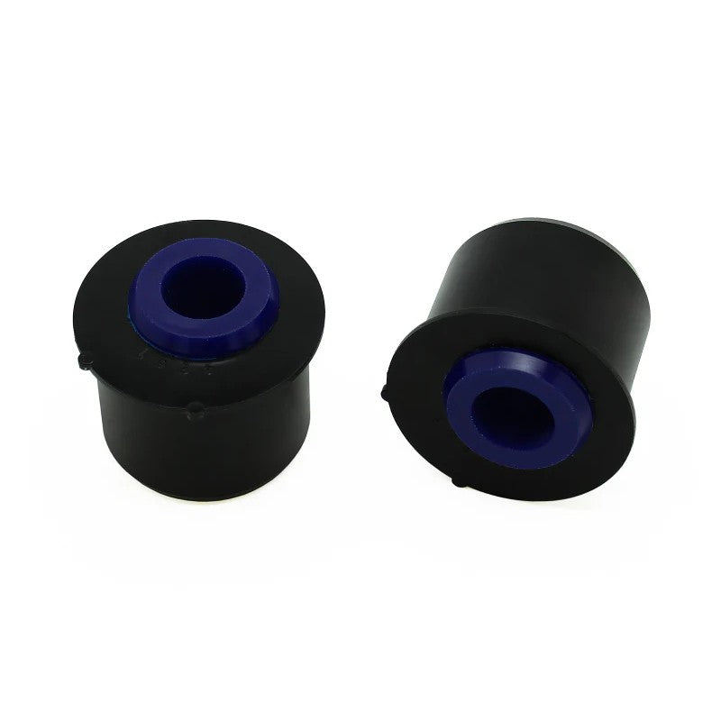 SuperPro SPF4261K polyurethane front control arm lower rear bushings with offset geometry for 2007-2013 Honda Fit.
