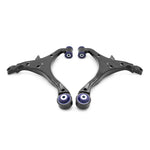 SuperPro TRC1094 front lower control arm set with pre-installed bushings and ball joints for 2002-2006 Honda CR-V.