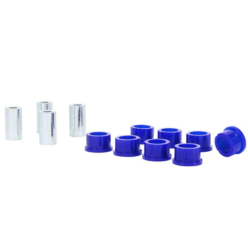 SuperPro SPF3153K polyurethane front upper control arm bushing kit for select Nissan vehicles.