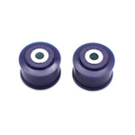 SuperPro SPF2722K blue polyurethane rear shock absorber lower mount bushings