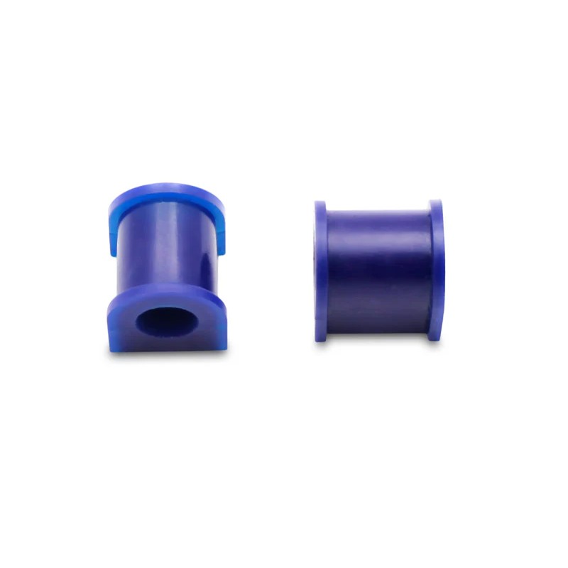 Blue SuperPro polyurethane sway bar mount bushings for 24mm bars with 35mm tall brackets