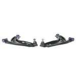 SuperPro TRC1100 front lower control arm set with pre-installed bushings and ball joints for Toyota Prius C and Yaris