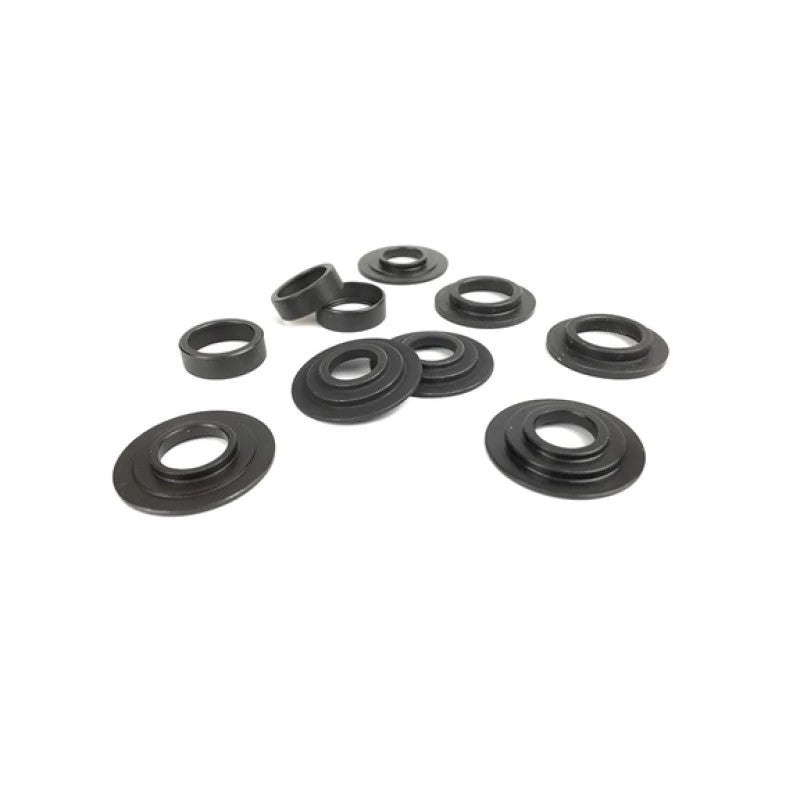 Set of 16 Supertech spring seat locators for Honda RSX and S2000 H1020 series dual valve springs.