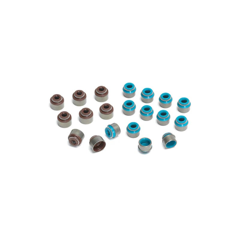 Set of eight Supertech 7mm polyacrylic intake valve stem seals for VW and Audi engines