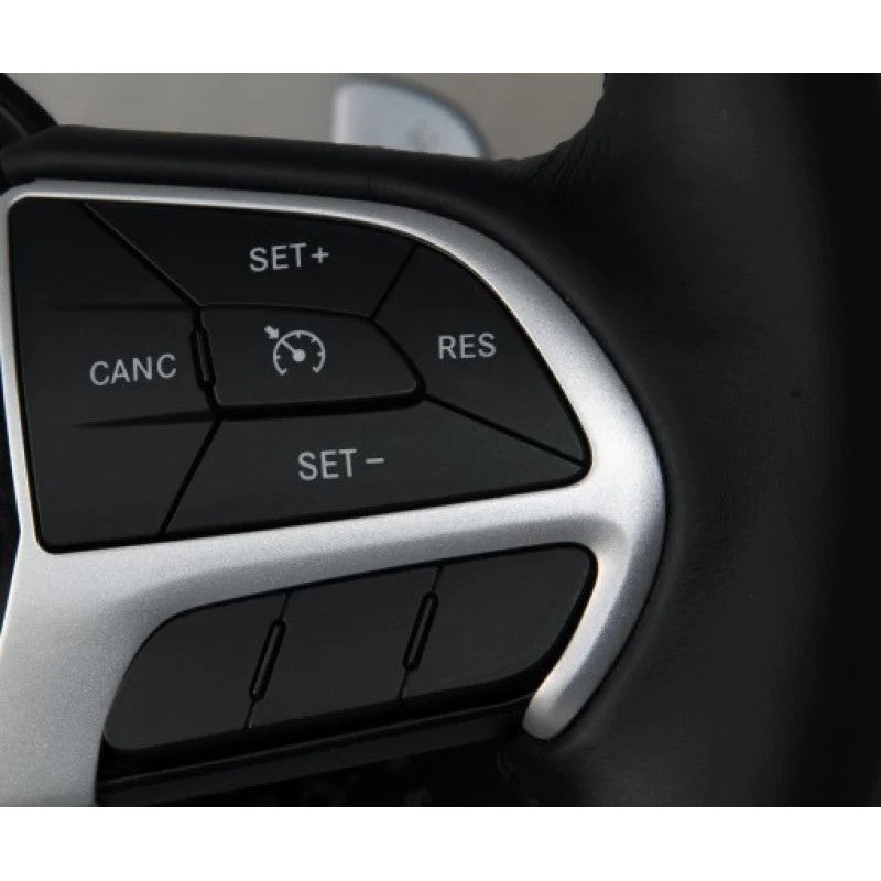 Z Automotive Tazer Type A auxiliary button control bank for 2015-2017 Dodge and Jeep dashboard consoles.