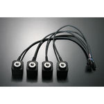 Tein EDFC Motor Kit M12 / M12 featuring stepper motors and wiring harnesses for electronic damping control.
