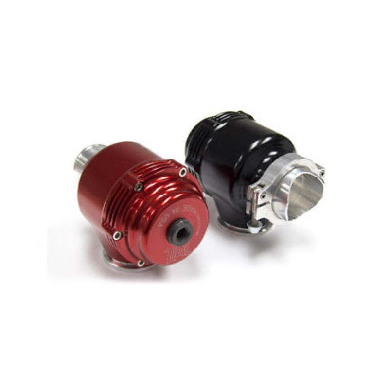 Red powder-coated replacement coil spring for a TiAL Sport QRJ blow off valve.