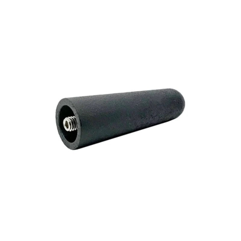 Torque Solution 2-inch billet aluminum Super Shorty antenna for Mitsubishi Evolution X and Subaru WRX STI.