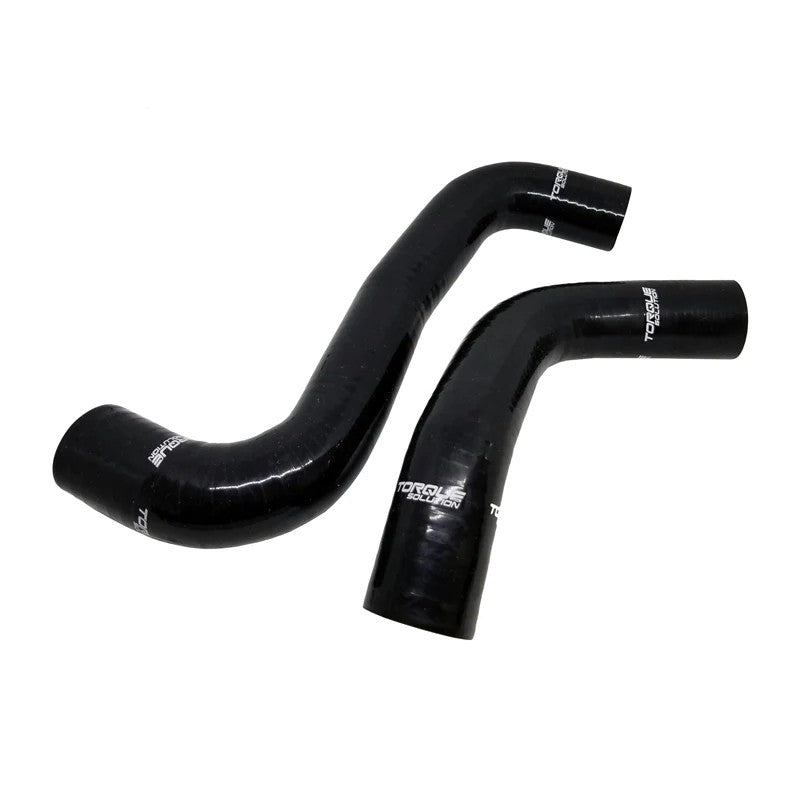 Torque Solution black silicone radiator hose kit for 2008-2018 Subaru WRX, STI, and Forester XT.