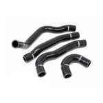 Torque Solution black silicone upper and lower radiator hoses for 2008-2015 Mitsubishi Evolution X