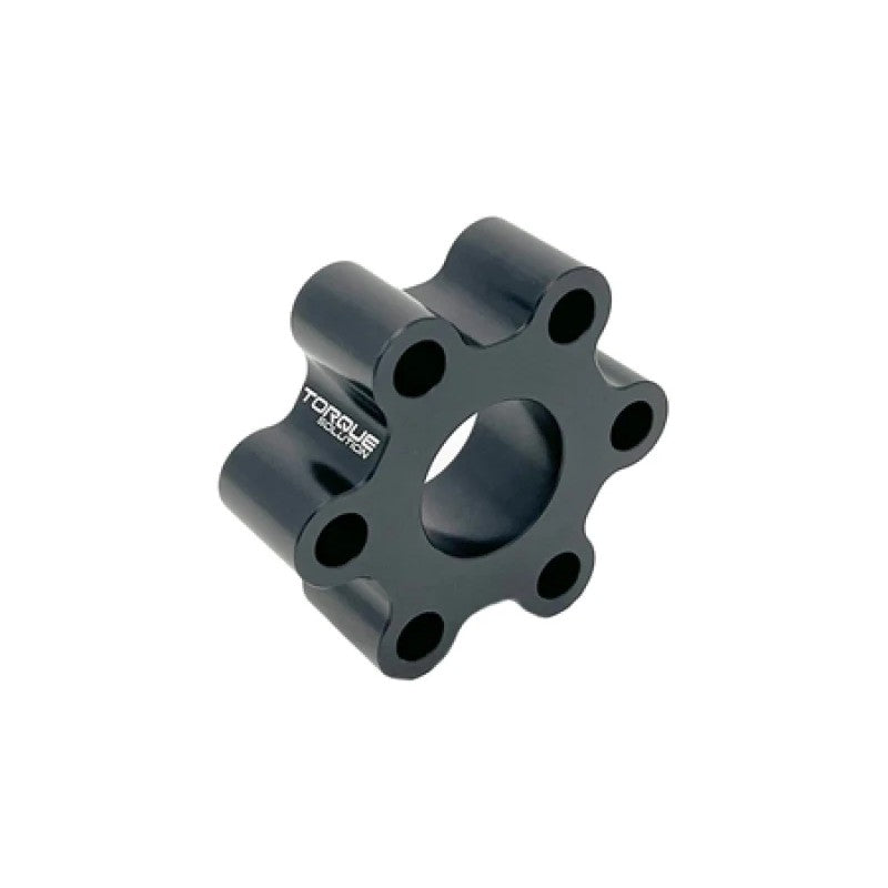 Torque Solution black billet 78mm driveshaft flex disc with 10mm bolt holes for 1997-2000 Chevrolet Corvette C5