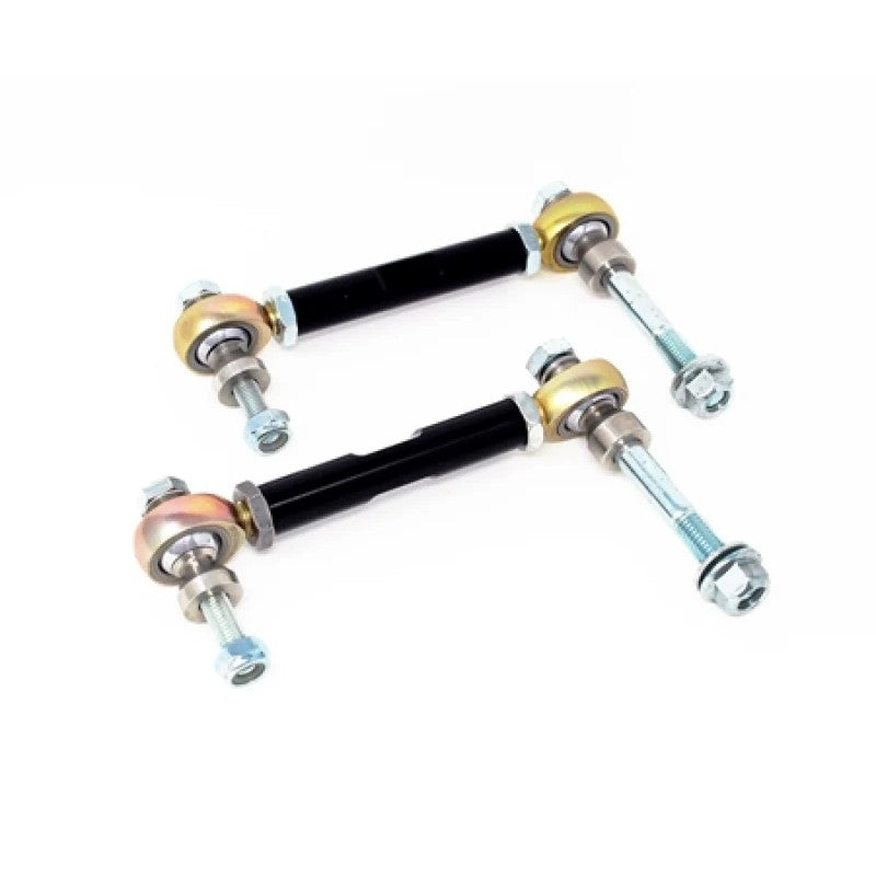 Torque Solution TS-POR-431 adjustable front suspension drop links for Porsche 911, Boxster, and Cayman models.