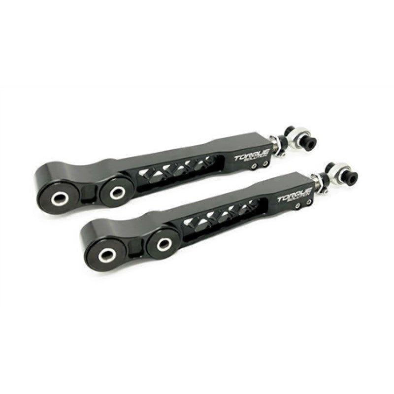 Torque Solution adjustable rear control arms TS-EV-650 for Mitsubishi Lancer Evolution 7, 8, and 9 models.