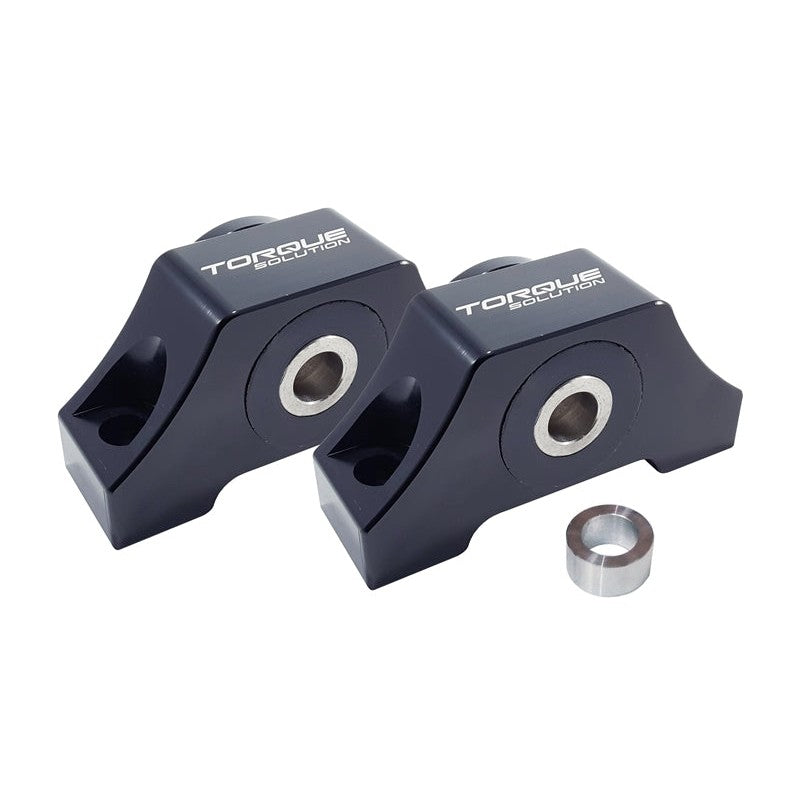 CNC machined billet aluminum torque mounts for Honda Civic and Acura Integra B/D series engines.