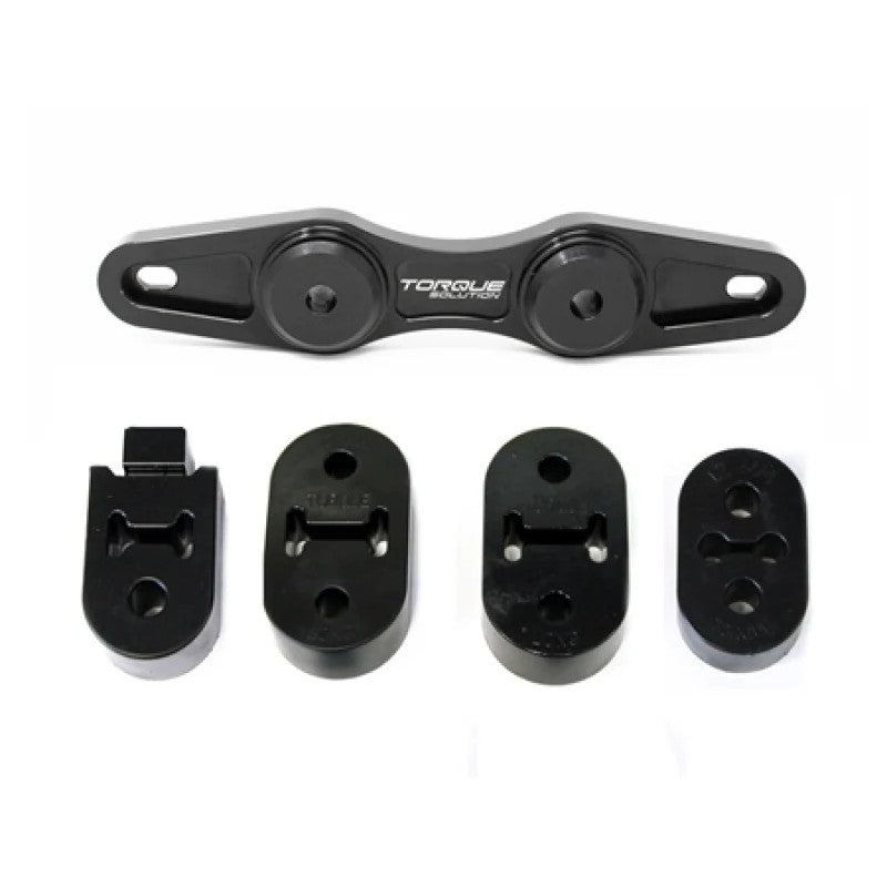Torque Solution complete polyurethane exhaust hanger kit for Ford Focus ST 2013+ MK3.