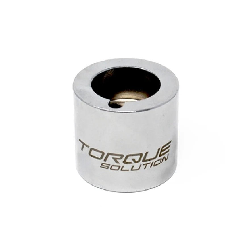 Torque Solution steel crankshaft socket tool for Subaru EJ engines designed for engine rotation and timing belt service.