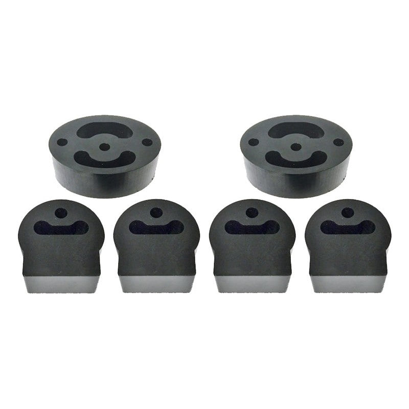 Set of Torque Solution exhaust hanger mounts for 2016+ Honda Civic Coupe and Civic SI models.
