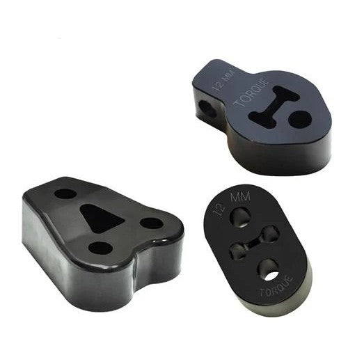 Torque Solution exhaust mount kit featuring multiple high-performance hangers for Mitsubishi Evolution X.