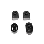 Torque Solution polyurethane exhaust mount kit featuring durable hangers for 2003-2009 Nissan 350Z