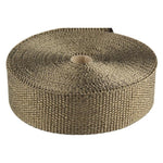 2-inch x 100-foot roll of Torque Solution volcanic rock exhaust wrap with a textured basalt fiber finish