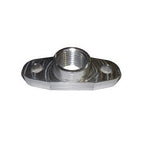 Torque Solution extended port-matched oil drain flange with -10AN fitting for T3/T4 and PTE turbochargers