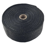 Roll of 1-inch wide black fiberglass exhaust wrap by Torque Solution