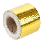 A 2-inch wide by 15-foot long roll of Torque Solution gold reflective self-adhesive thermal heat tape.